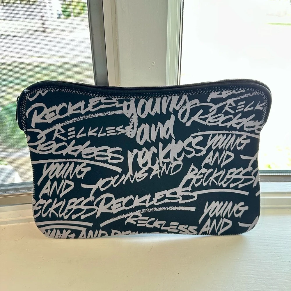 Young & Reckless Graphic Laptop Pouch